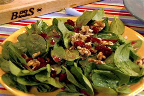 spinach-salad-with-dried-cranberries-walnuts-and image