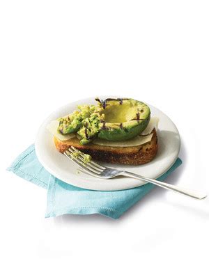 grilled-avocado-on-toast-recipe-martha image
