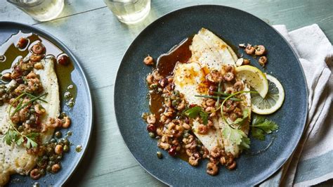 fish-with-lemon-and-brown-butter-sauce-recipe-bbc-food image