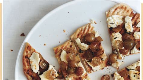 goat-cheese-pizza-recipe-epicurious image
