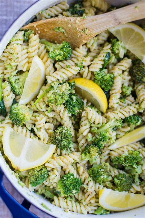 vegan-lemon-broccoli-pasta-salad-food-with-feeling image
