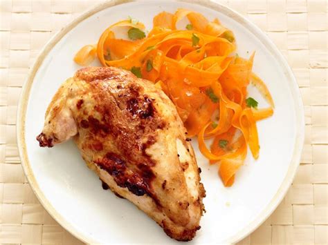 thai-chicken-with-carrot-ginger-salad-food-network image