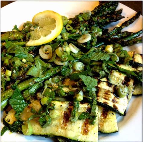 grilled-veggies-with-lemon-herb-vinaigrette-the image