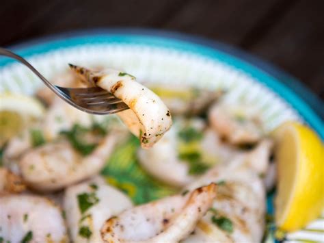 grilled-squid-with-olive-oil-and-lemon-recipe-serious image