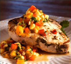 grilled-swordfish-with-mango-salsa-food52 image