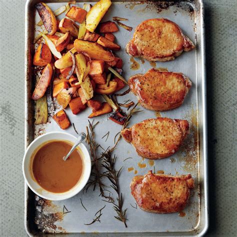 cider-dijon-pork-chops-with-roasted-sweet-potatoes-and image