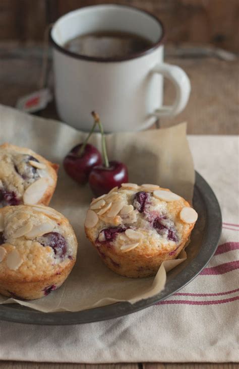 almond-cherry-muffins-pretty-simple-sweet image