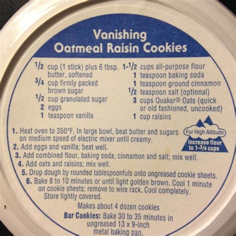 food-friday-vanishing-oatmeal-raisin-cookies image