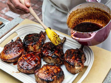 grilled-pork-chops-with-honey-garlic-glaze image