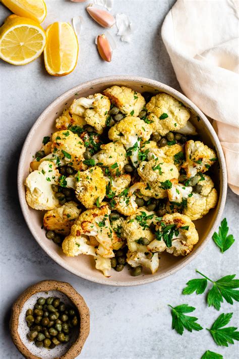 lemon-roasted-cauliflower-with-capers-daisybeet image