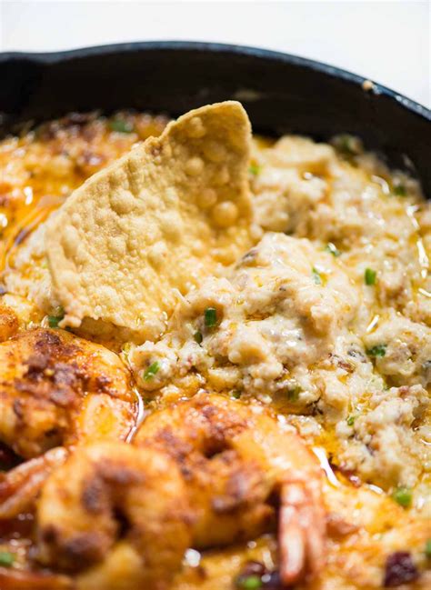 cheesy-bacon-shrimp-dip-the-flavours-of-kitchen image