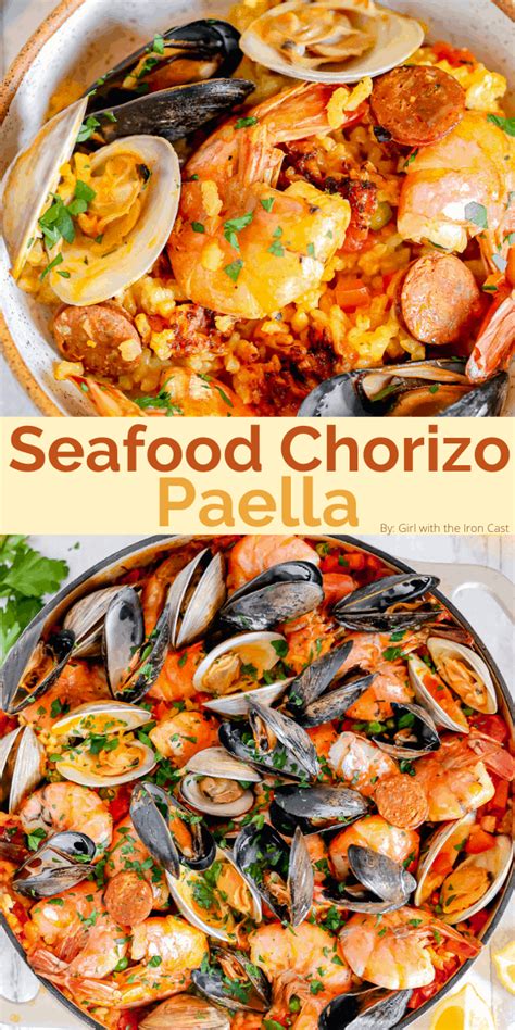seafood-chorizo-paella-girl-with-the-iron-cast image
