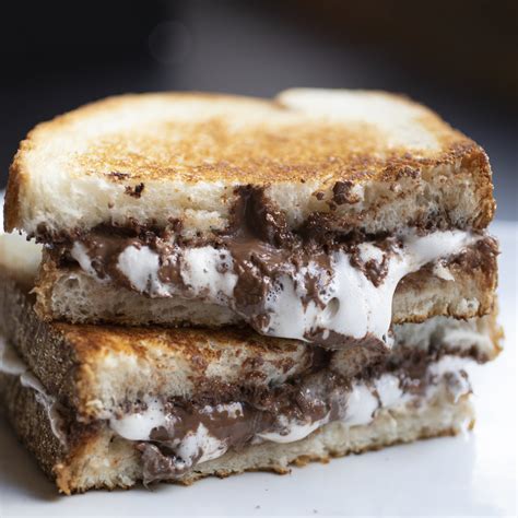 grilled-nutella-marshmallow-sandwich-turano-baking image