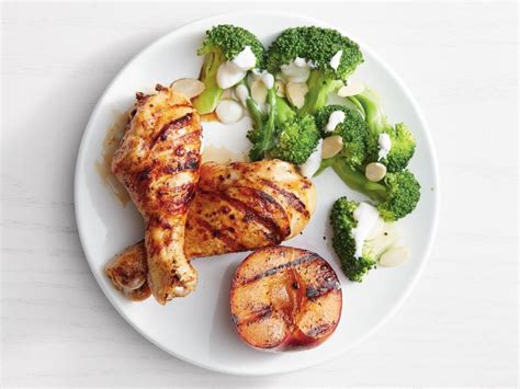 grilled-spiced-chicken-and-plums-recipe-food-network image