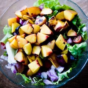 simple-grilled-nectarine-salad-recipe-greener-ideal image