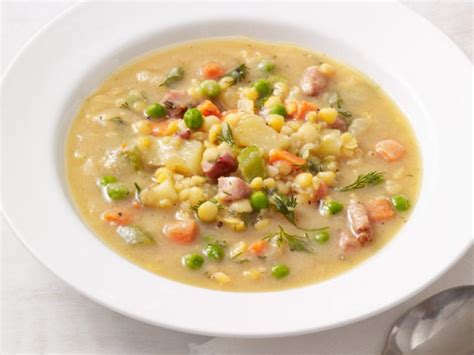 lentil-soup-with-peas-and-ham-food-network-kitchen image