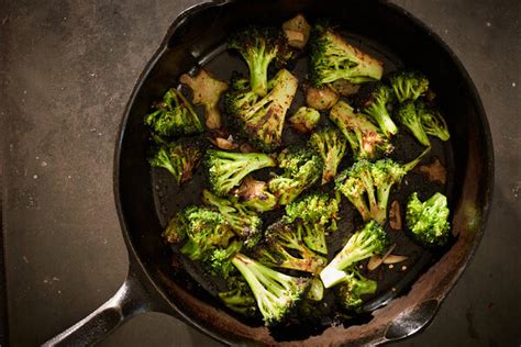 sauted-broccoli-with-garlic-and-chile-recipe-nyt image