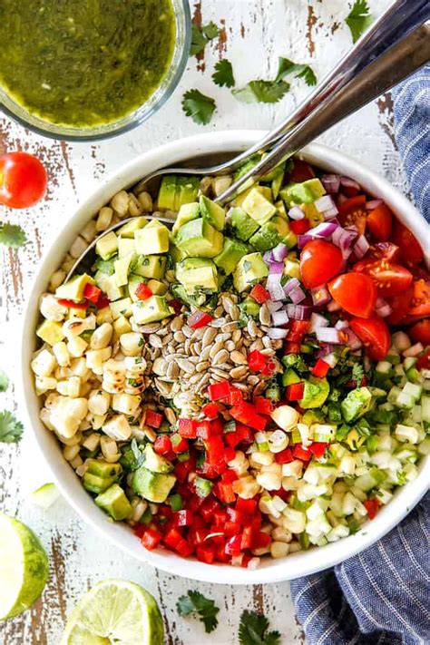 corn-salad-with-cilantro-lime-dressing-carlsbad-cravings image