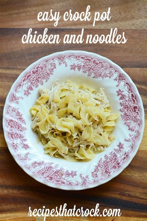 easy-crock-pot-chicken-and-noodles image