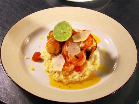 lobster-and-prawn-risotto-recipe-food-network image