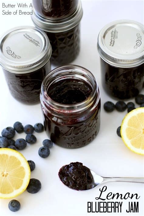 lemon-blueberry-jam-butter-with-a-side-of-bread image