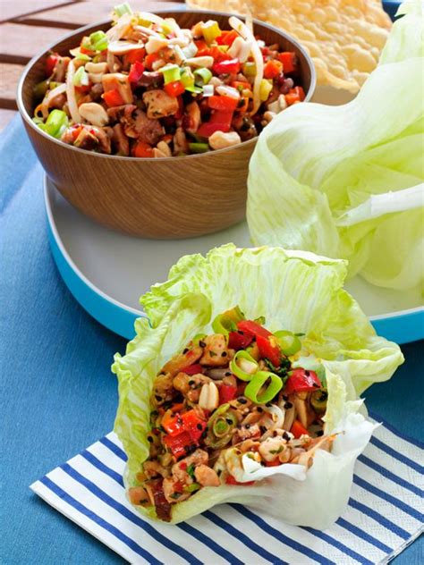 asian-chicken-lettuce-cups-recipe-guy-fieri-food image