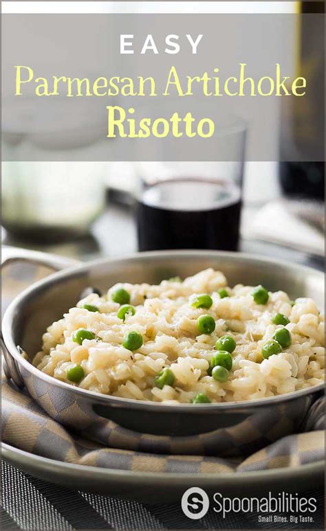easy-parmesan-artichoke-risotto-spoonabilities image
