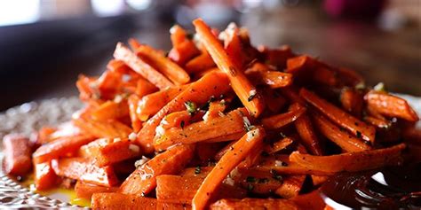 roasted-carrots-with-vinaigrette-the-pioneer-woman image