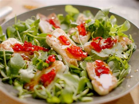 halloumi-with-quick-sweet-chilli-sauce-food-network image