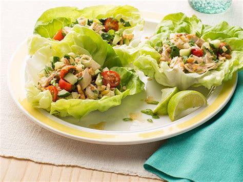 5-healthy-chicken-salad-recipes-food-network image