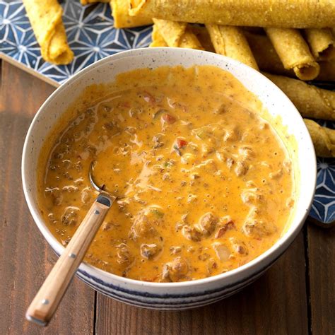 chili-queso-dip-recipe-how-to-make-it-taste-of-home image