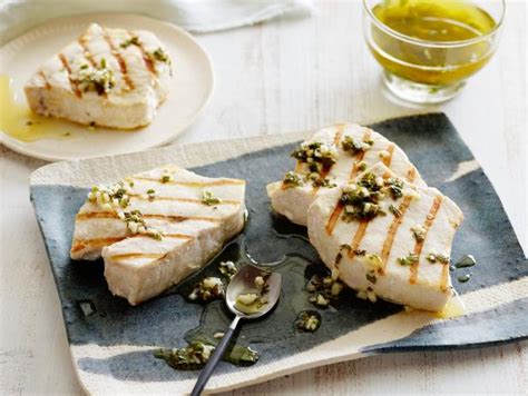 grilled-swordfish-with-lemon-mint-and-basil-food image