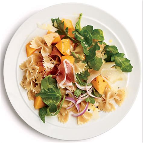 prosciutto-and-melon-pasta-salad-recipe-myrecipes image
