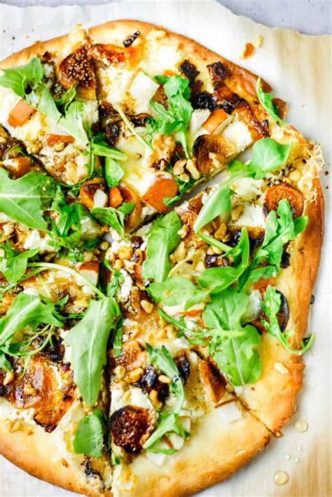 fig-pear-walnut-brie-honey-and-goat-cheese-pizza image