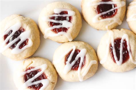 jam-filled-thumbprint-cookies-with-almond-glaze image