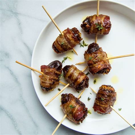 bacon-wrapped-dates-recipe-anna-painter-food-wine image