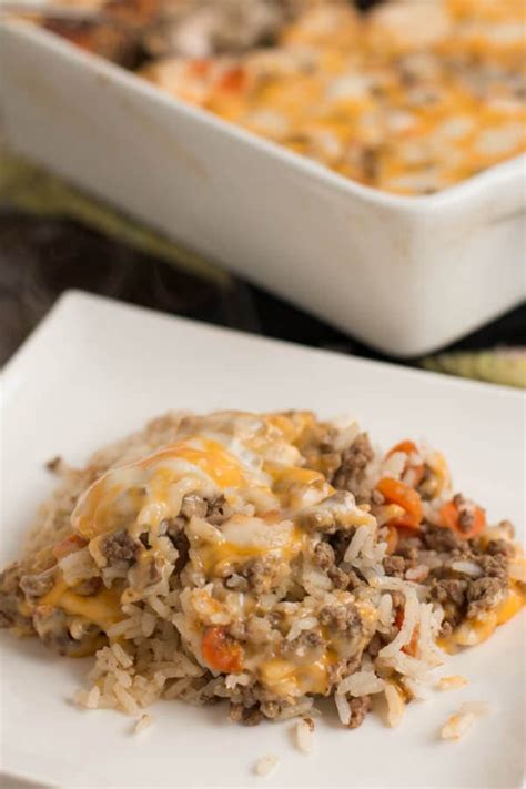 cheesy-ground-beef-and-rice-casserole-oh-sweet-basil image