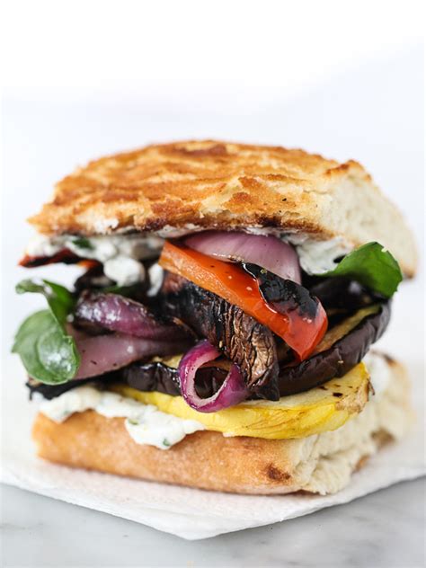 grilled-vegetable-sandwich-with-herbed-ricotta image