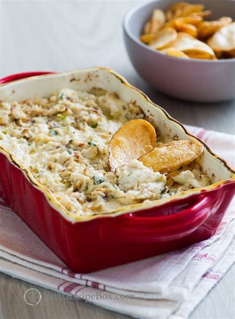 baked-hot-crab-dip-recipe-thats-hot-n-cheesy-easy image