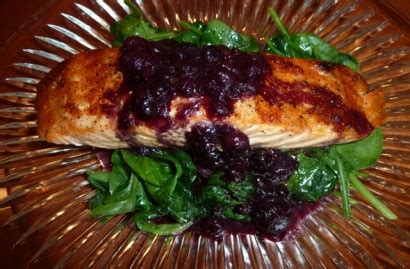 salmon-with-savory-blueberry-sauce-tasty-kitchen image