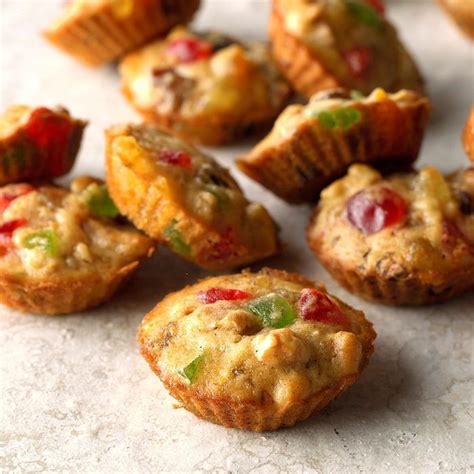 mini-fruitcakes-recipe-how-to-make-it-taste-of-home image