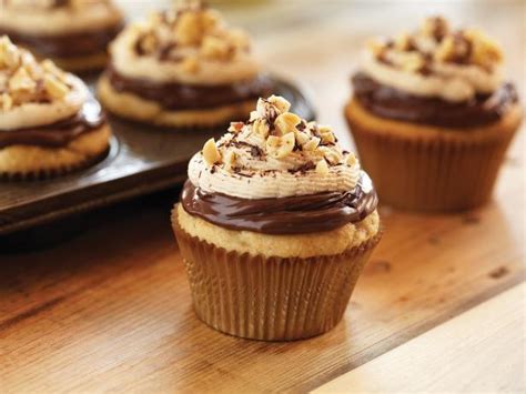 chocolate-hazelnut-and-peanut-butter-cupcakes image