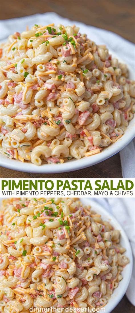 easy-cheesy-pimento-pasta-salad-dinner-then-dessert image
