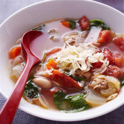 minestrone-with-white-beans-and-italian-sausage-food image