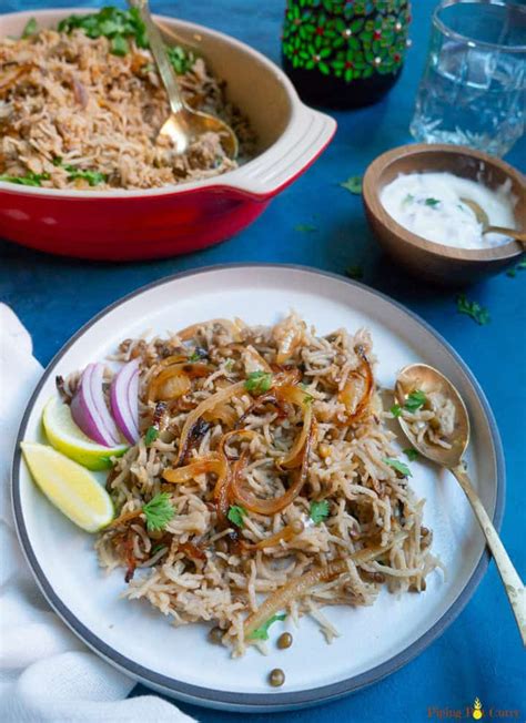 instant-pot-lentils-rice-mujadara-piping-pot-curry image