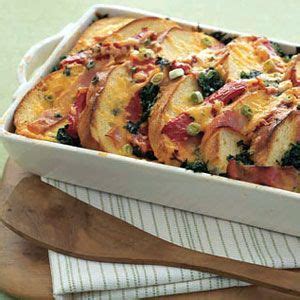 ham-and-cheddar-strata-womans-day image