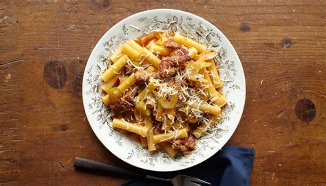 ziti-with-sausage-onions-and-fennel-lidia image