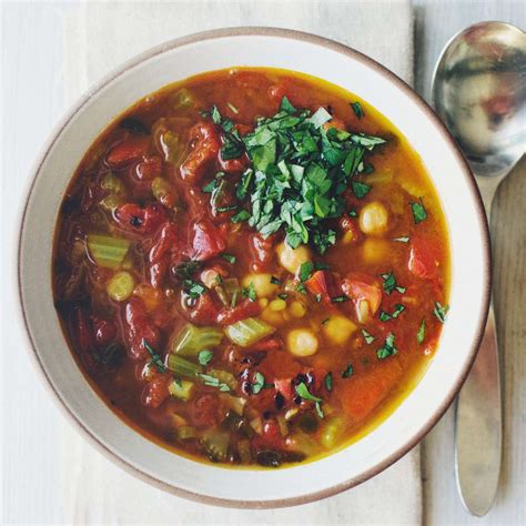 chickpea-and-lentil-soup-food-wine image