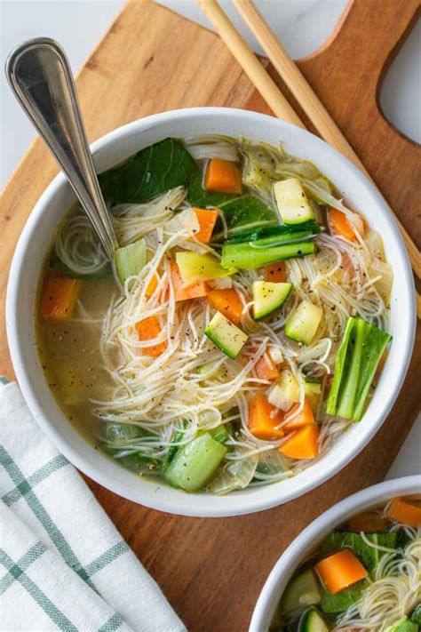 vegetable-noodle-soup-cooking-with-ayeh image
