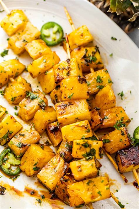 the-best-tequila-grilled-pineapple-easy-weeknight image